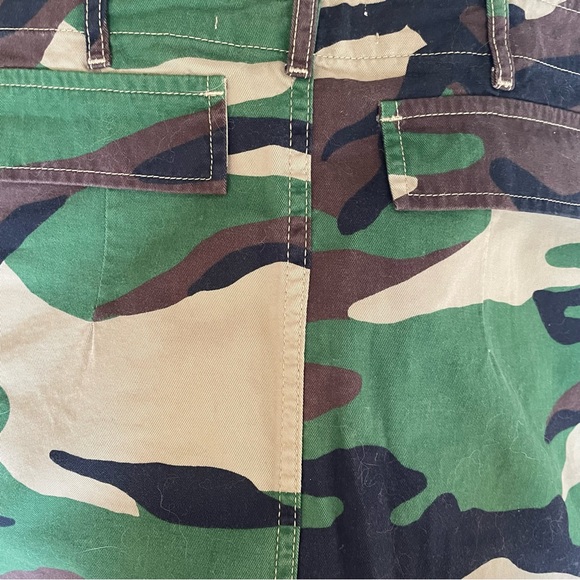 Zara Premium Denim Collection the cargo mini skirt camouflage - Picture 11 of 12